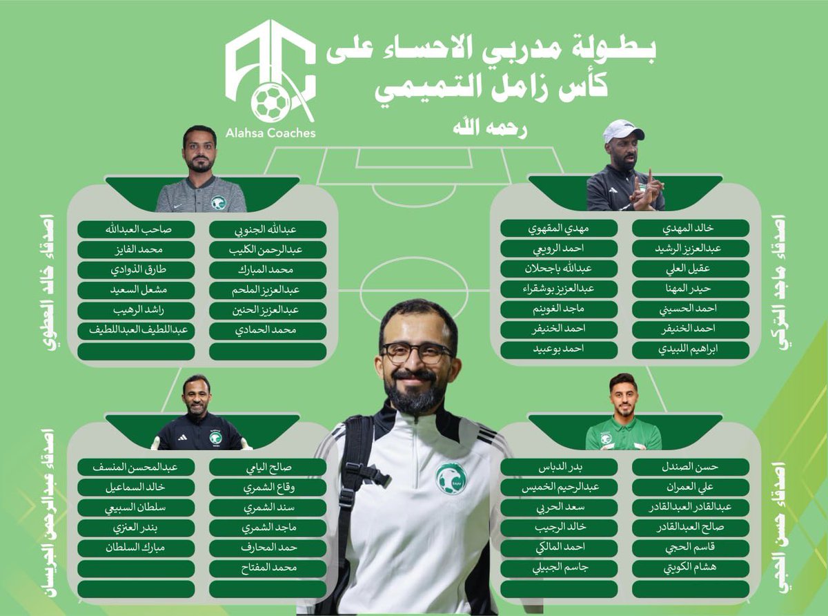 🏆 ⏳ 2️⃣4️⃣ ساعــة لانطلاق البطولة ..
💪🏼 جــاهزيـن ..
🤗 متحمسيــن ..

#بطولة_ملتقى_مدربي_الاحساء على كأس
#زامل_التميمي