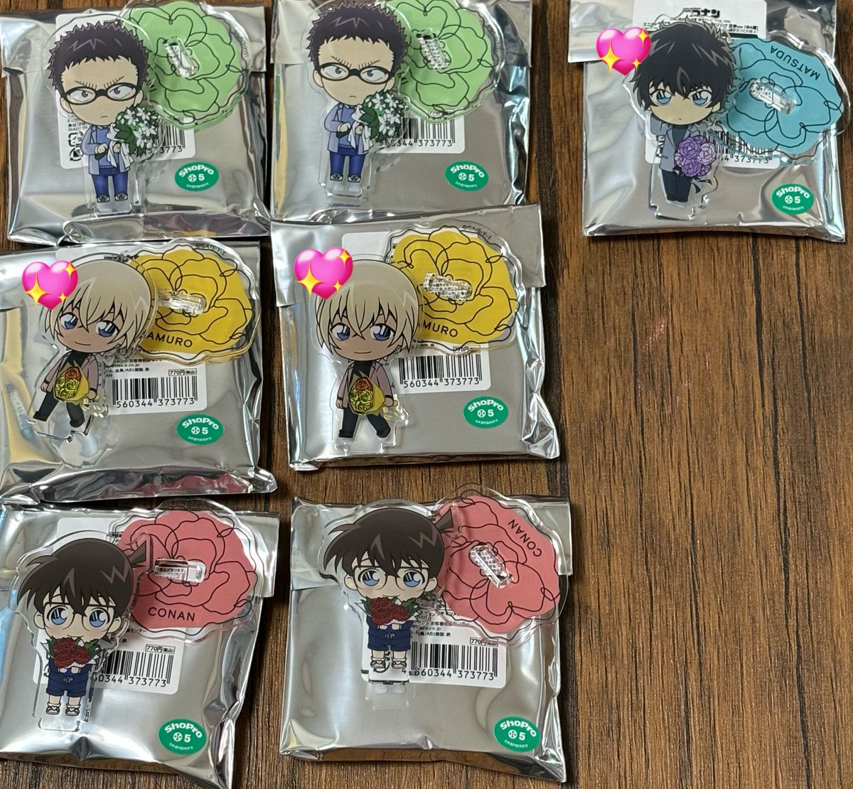 V_Vcry2828's tweet photo. 名探偵コナン 花束 アクリルクリップ
交換希望

【譲】
風見 安室 松田 コナン

【求】
花束アクリルコースター 佐藤
花束特典カード 佐藤

アクリルコースター優先で探してます
💖はアクリルコースターとの交換のみ
アクリルコースターは〜2000円程で買い取りも募集してます
よろしくお願い致します https://t.co/xM5eO5TRF7