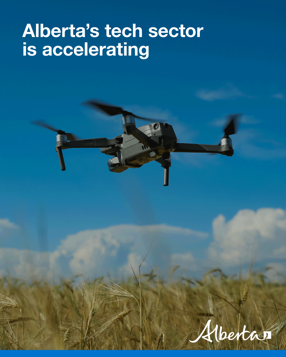 Innovation_AB's tweet photo. Alberta’s innovation momentum keeps growing: The province invested $46M in clean-tech, while Southern Alberta's Landing Zones Canada secured $1M+ in federal funding for AI-powered drone technology.
#ABtech #ABinnovation #CleanTech #AI https://t.co/nhTUQQAika