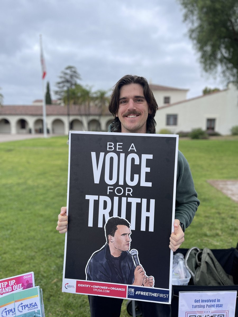 Different groups. One mission. 🇺🇸

Great day tabling the other day at CSUCI with Live Action and TPUSA - proving that when we work together, we’re stronger and our impact goes further. Collaboration is how movements grow.
#ProLife #TPUSA