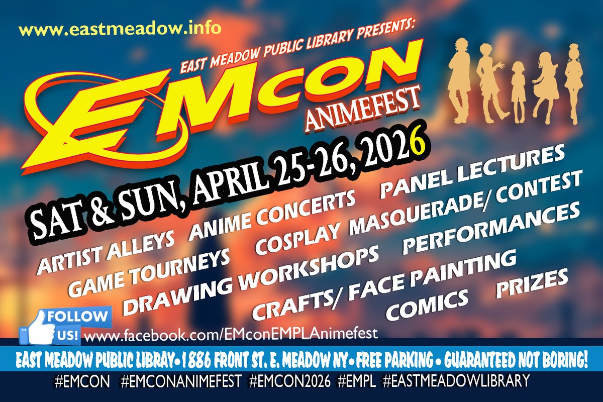 East Meadow Public Library Programs tweet media