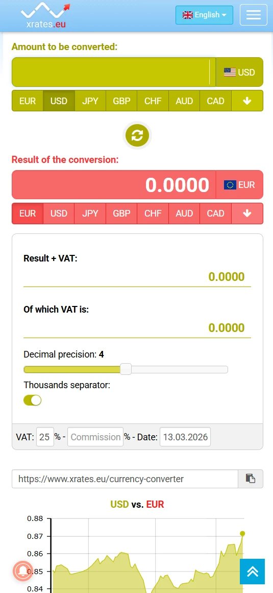 xrates_eu's tweet photo. Ever wanted to check a currency conversion for a specific date in the past?

You can. 

https://t.co/iy8XSHp9Wm

• Historical conversions
• Shareable conversion links
• Interactive FX charts
• Simple, powerful, fast.

#currencyconverter, #ecb https://t.co/EnKJ3A6Zli