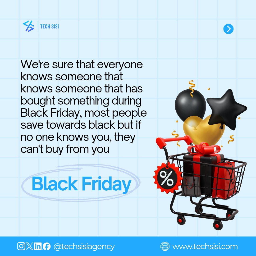 TechSisiAgency's tweet image. people love to shop during seasons...Christmas season, black Friday and the rest.

There's this feeling of satisfaction people get when they shop during seasons.

Want to run ads that converts, send us a dm.

#TechSisiAgency
#Ads
#AdsManager
#BusinessTips