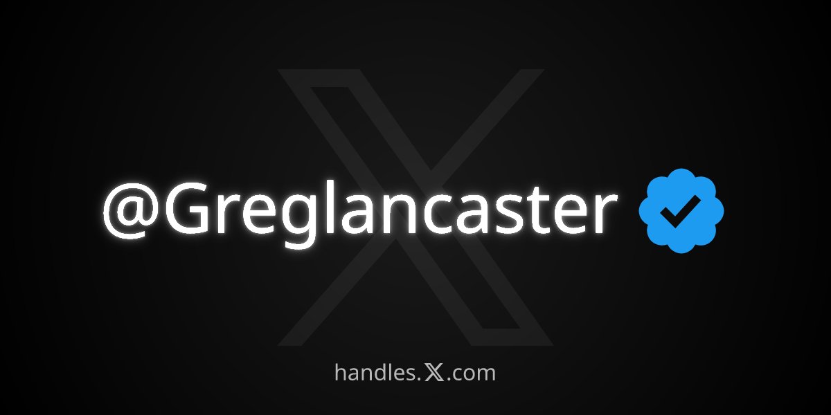 Greg Lancaster tweet media