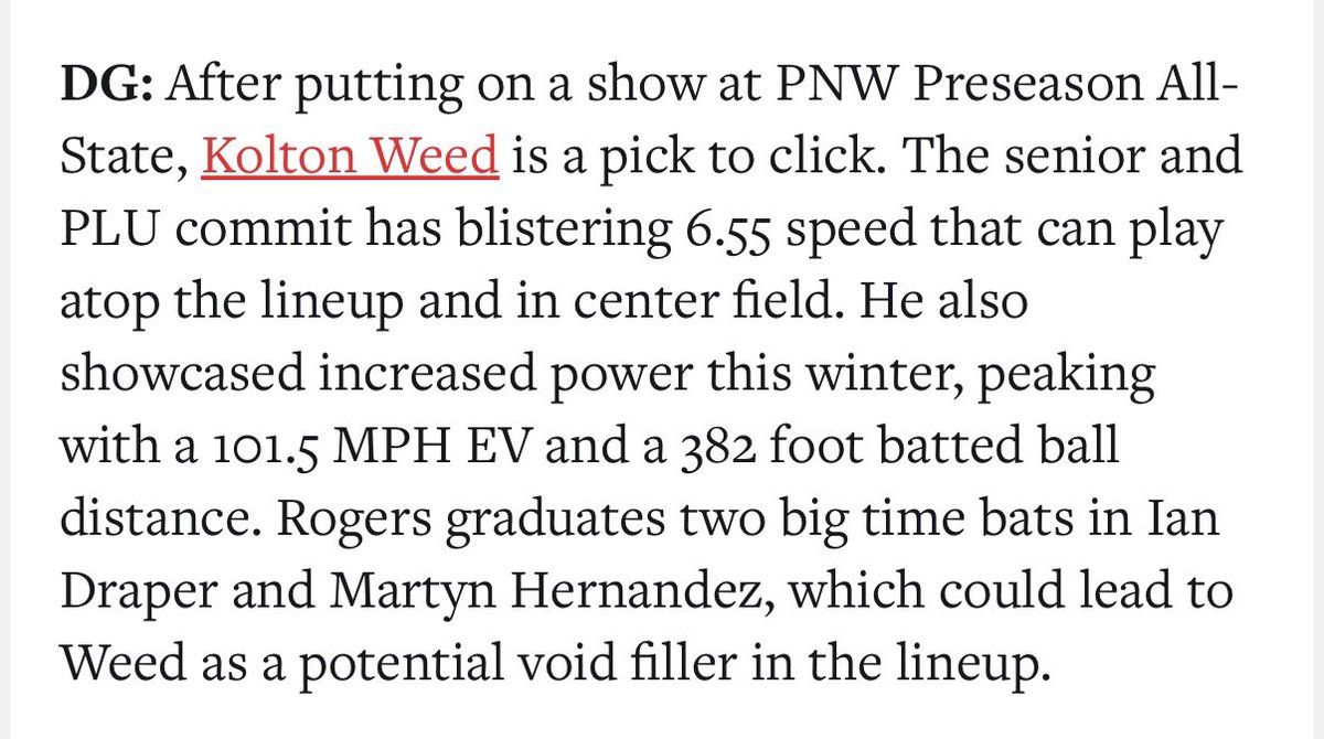koltonweed's tweet photo. Thank you @PrepBaseballWA https://t.co/JEwl1yipcQ