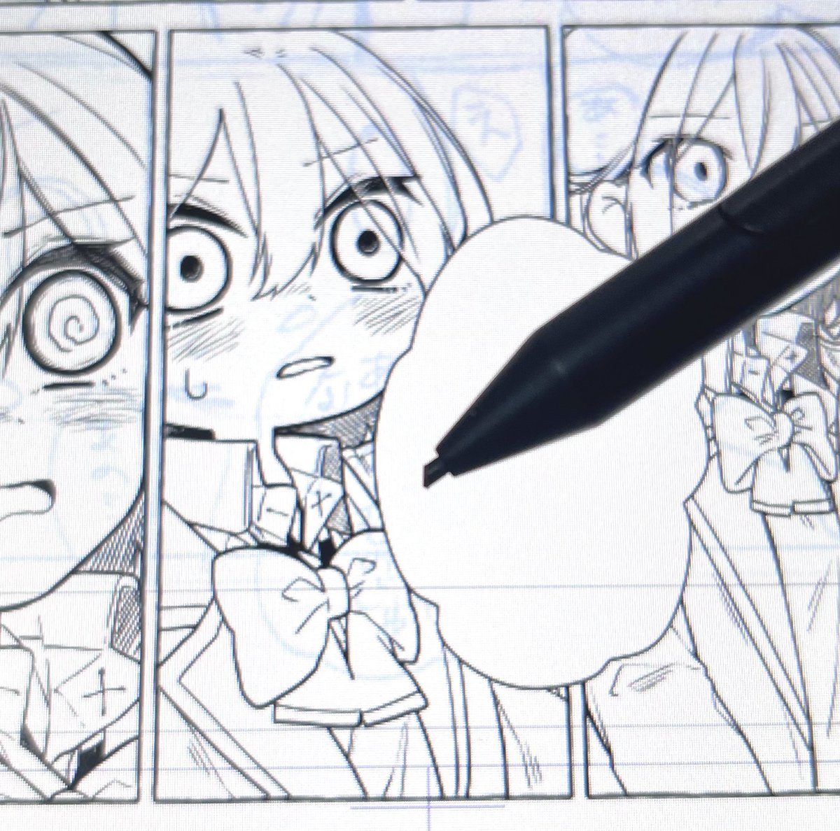 Kms3sin's tweet photo. この尖った部分を下にして描いても
回転してすぐ凹んだところに行くから

おいらイラッとしちまうぜ……

ストレスかかるくらいなら、交換した方がマシ https://t.co/opGYDPizey