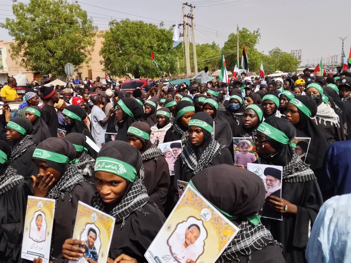 A section of Muslims in Nigeria marked the annual International Quds Day procession in major towns &amp; cities across Nigeria. The procession is observed in solidarity with the oppressed people of Palestine and to condemn the terrorist attacks on Iran by the U.S and zionists entity.