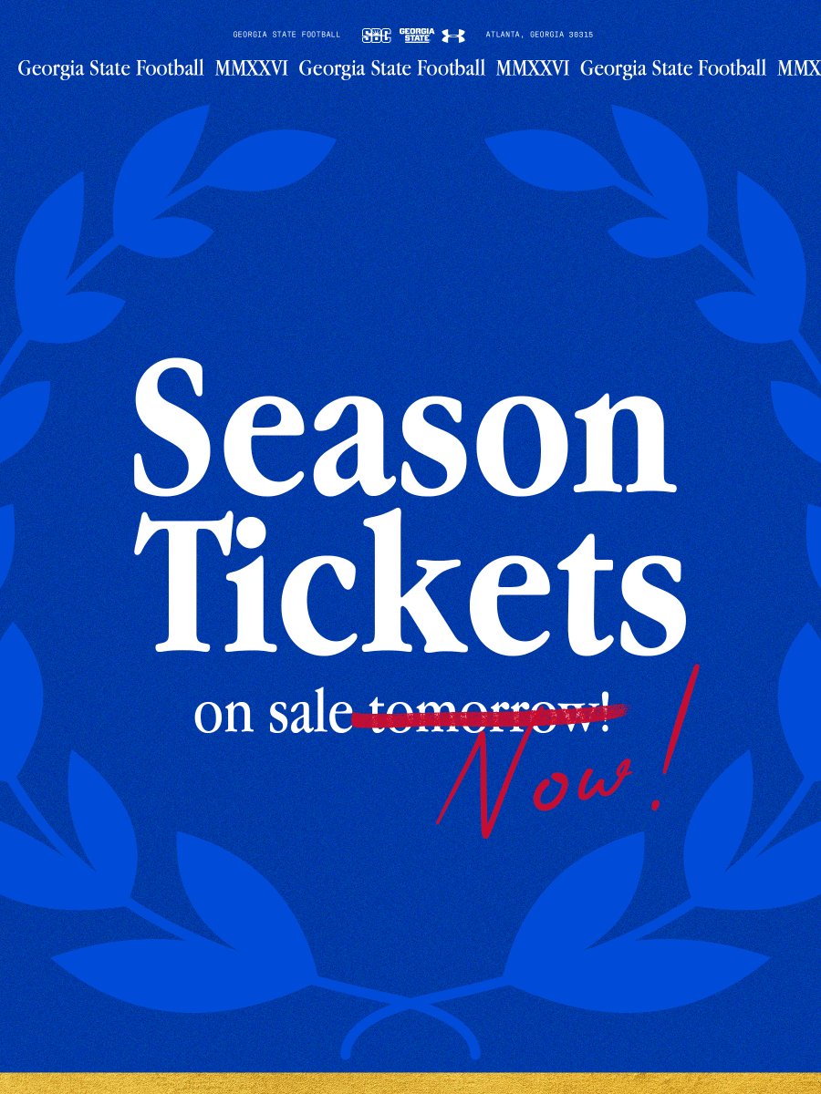 GSU Football tweet media