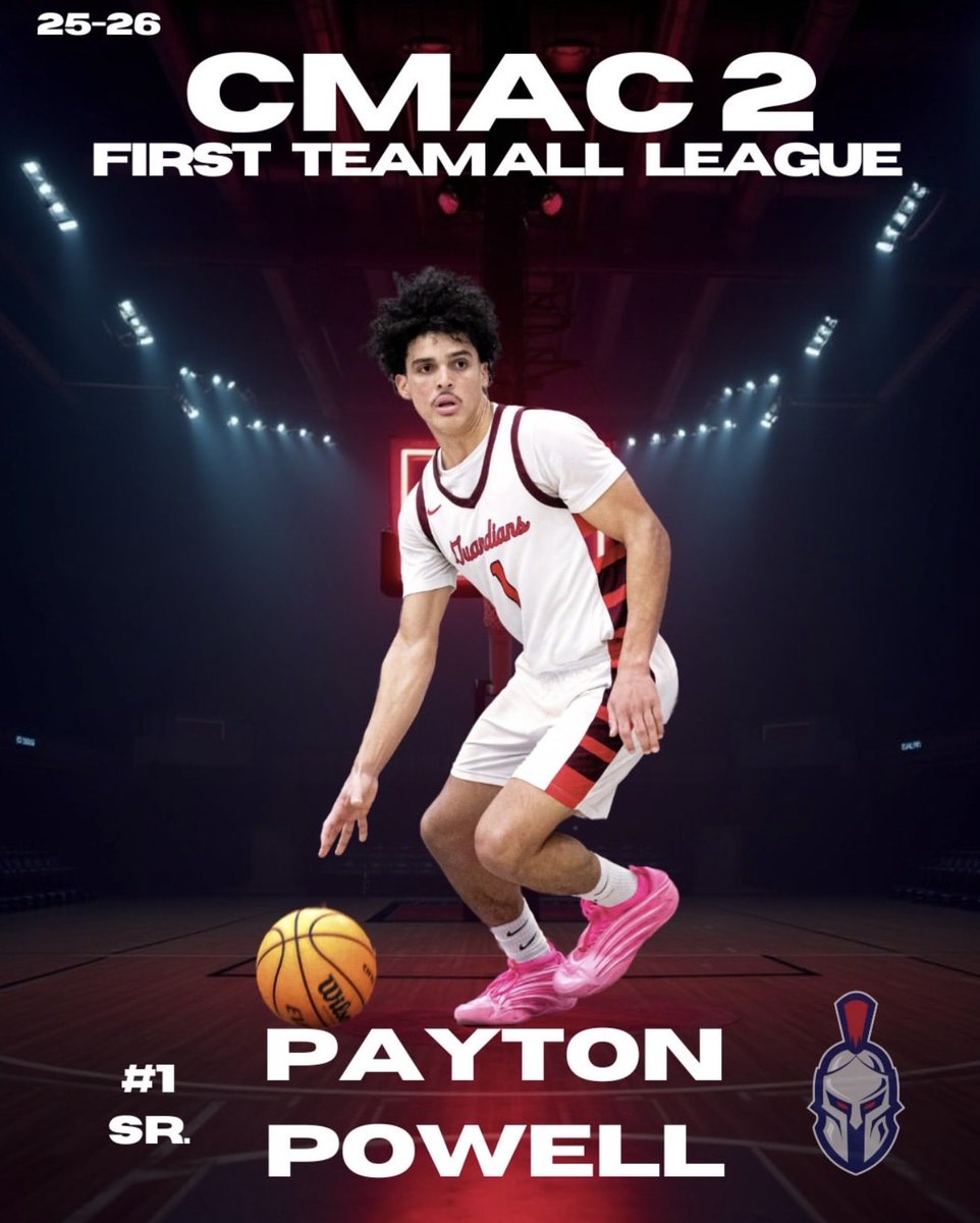 JGH_boysbball's tweet image. CONGRATULATIONS to 2026 G Payton Powell on being named First Team All CMAC 2! 🛡️⚔️
12.5 PPG, 7 RPG, 5 APG, 1.3 SPG 
🛡️ CMAC 2 Co-CHAMPION 
#standformore #togetherweattack #Swissarmyknife