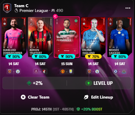 ⚽️GW61 Prem Lineups⚽️ These are my Prem lineups for the weekend.😬 This ...