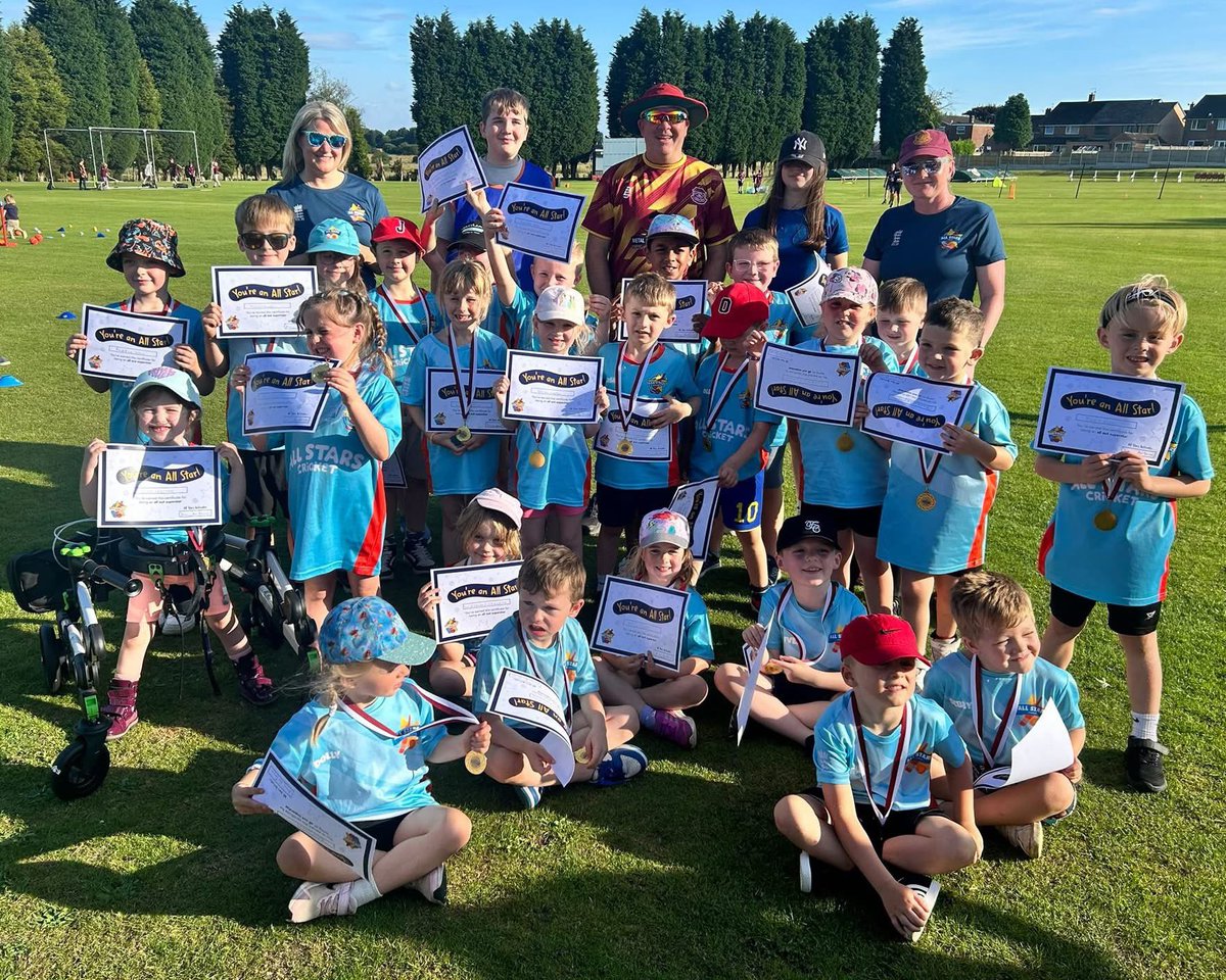 Caverswall_CC's tweet photo. 🌟 Wow! That’s some kind of record! 🌟 

🏏 All of the places on our All Stars programme have now gone. It’s amazing to see so many of you returning from 2025 and we look forward to welcoming some new families to the club as well.

☀️ We can’t wait to see you all on the 8th May! https://t.co/6VoUjzRlbn