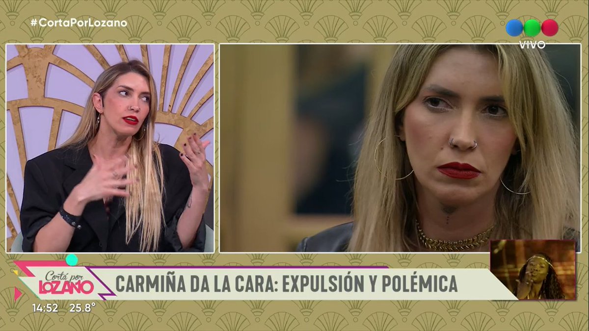 LaCarminetaArg's tweet photo. EN VIVO en
@CortaPorLozano
@CarmiMasi
#GranHermano #GH2026 #GeneracionDorada #granhermanogeneraciondorada #argetnina #paraguay https://t.co/KDRTupGNTp