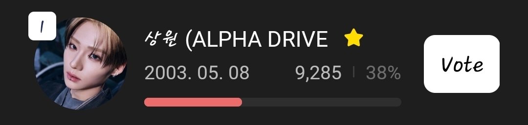 [🗳️] HIGHER POLL UPDATE — 03/14 | 02:54 AM KST

MAY BIRTHDAY STARS! 
📆 03/31 12:00 PM (KST)
🎯 Top 1
🏆 Lotte World Mall Media Chandelier &amp; Tokyo Shibuya Pandora Vision 

———————————————
CURRENT RANKING
🥇 SANGWON (9,285)
Gap to 🥈 (905) ‼️
———————————————

🔗