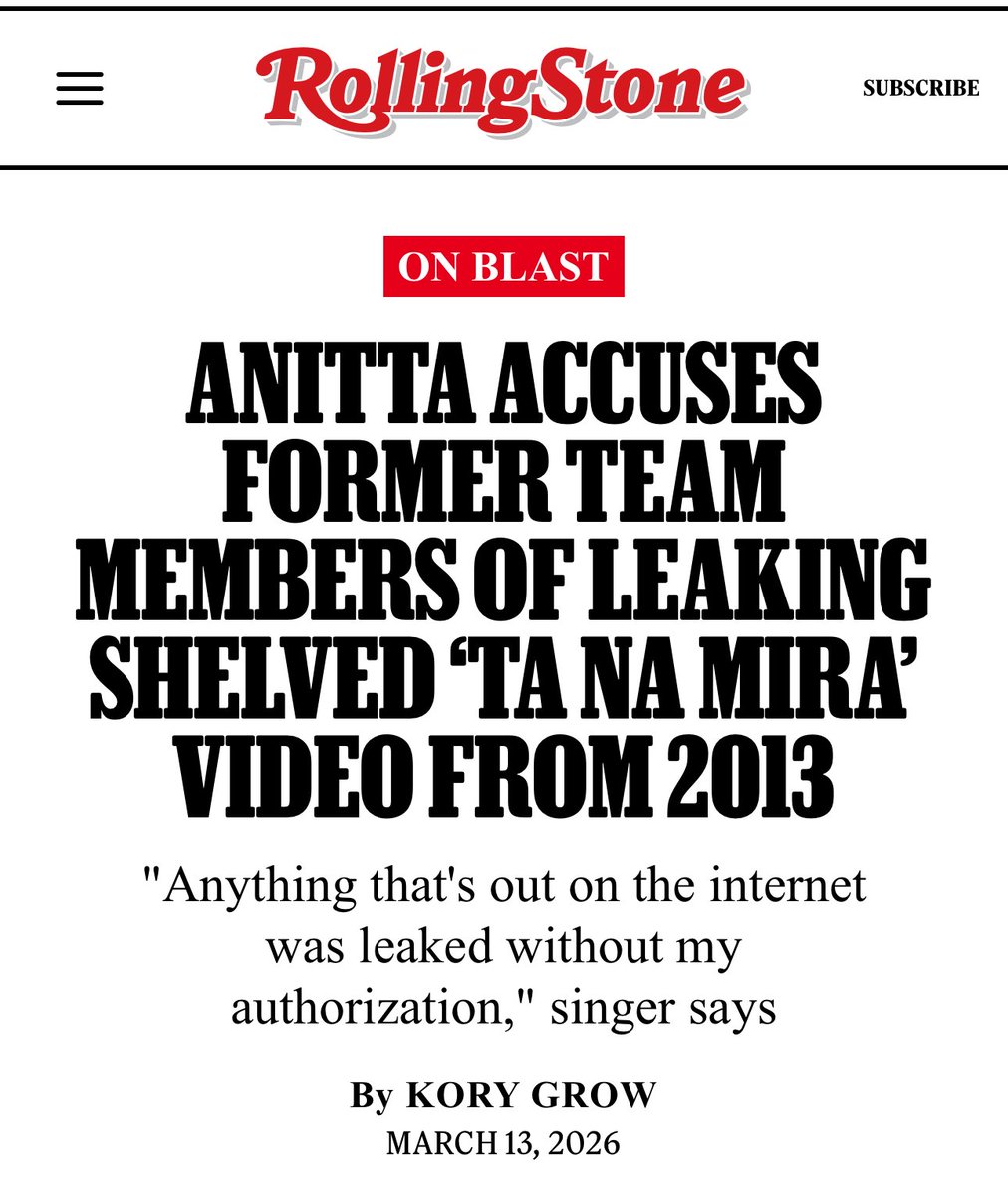 Acesso Anitta tweet media