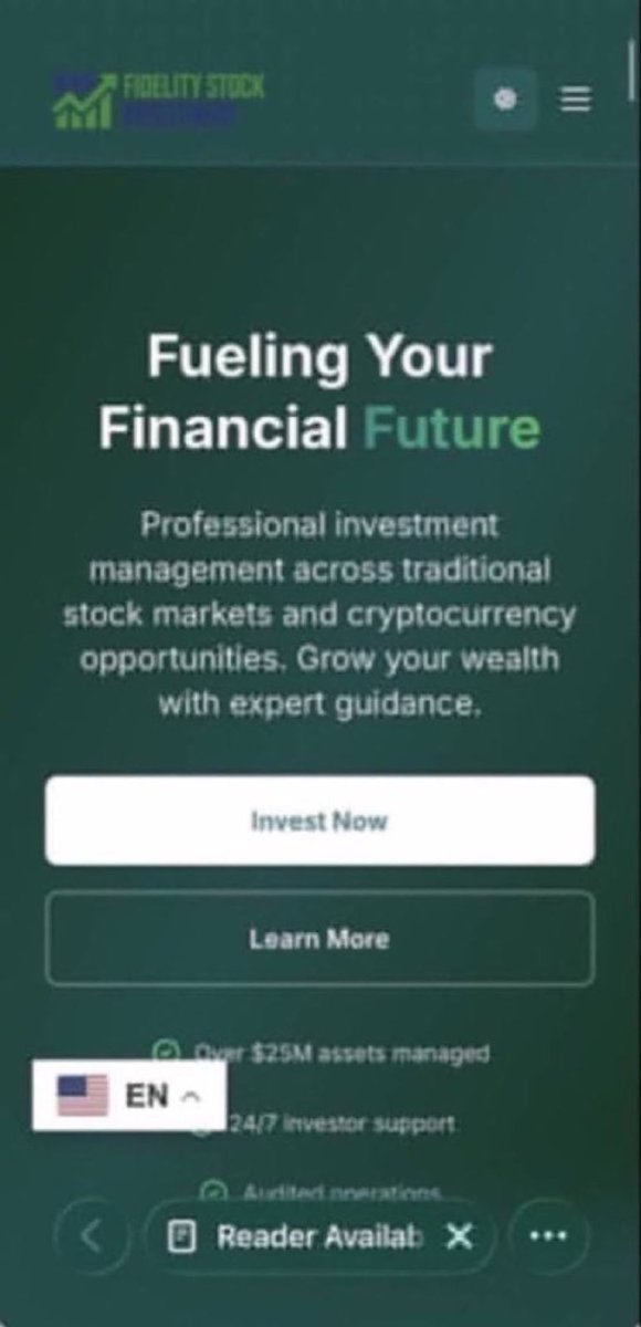 NgutorStev's tweet photo. ⚠️ Investor Risk Advisory — #FidelityStockInvestment

Reports show frozen funds and blocked withdrawals 🔒
⛔ Do not pay supposed “processing charges”—preserve records.

📩 Reach out to trusted recovery professionals for help.
#CryptoRecovery #CryptoScam #Dubai 🚨 https://t.co/FReoHzLddM