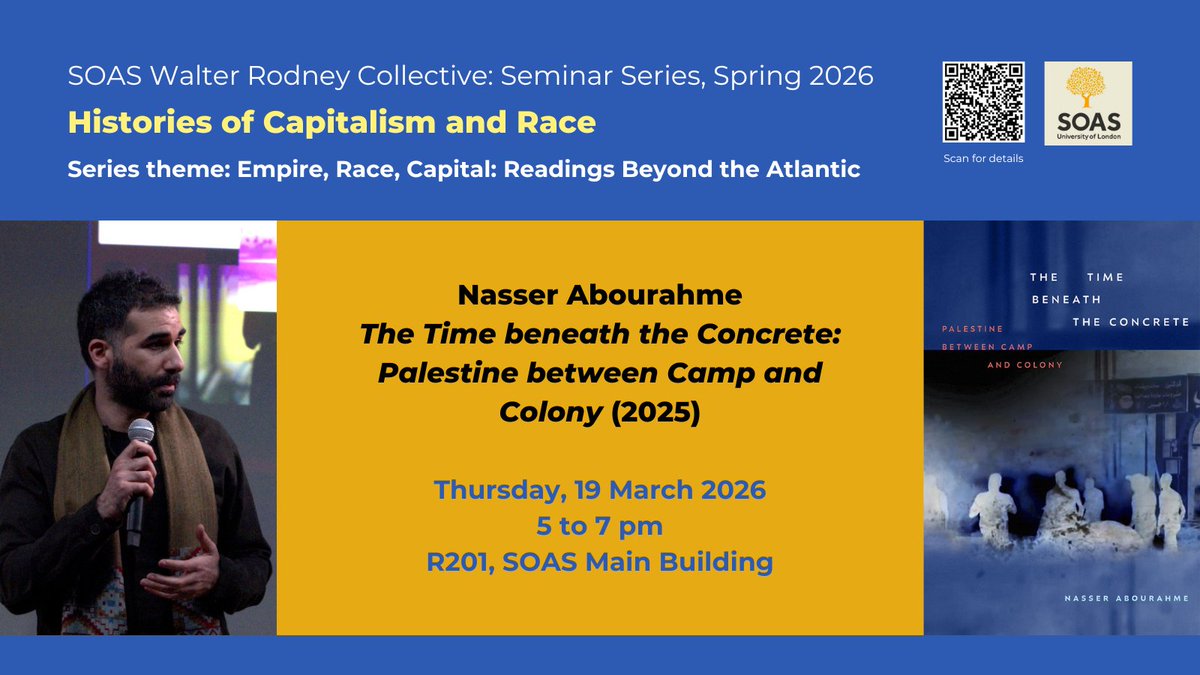 Histories of Capitalism and Race Seminar 2025 tweet media