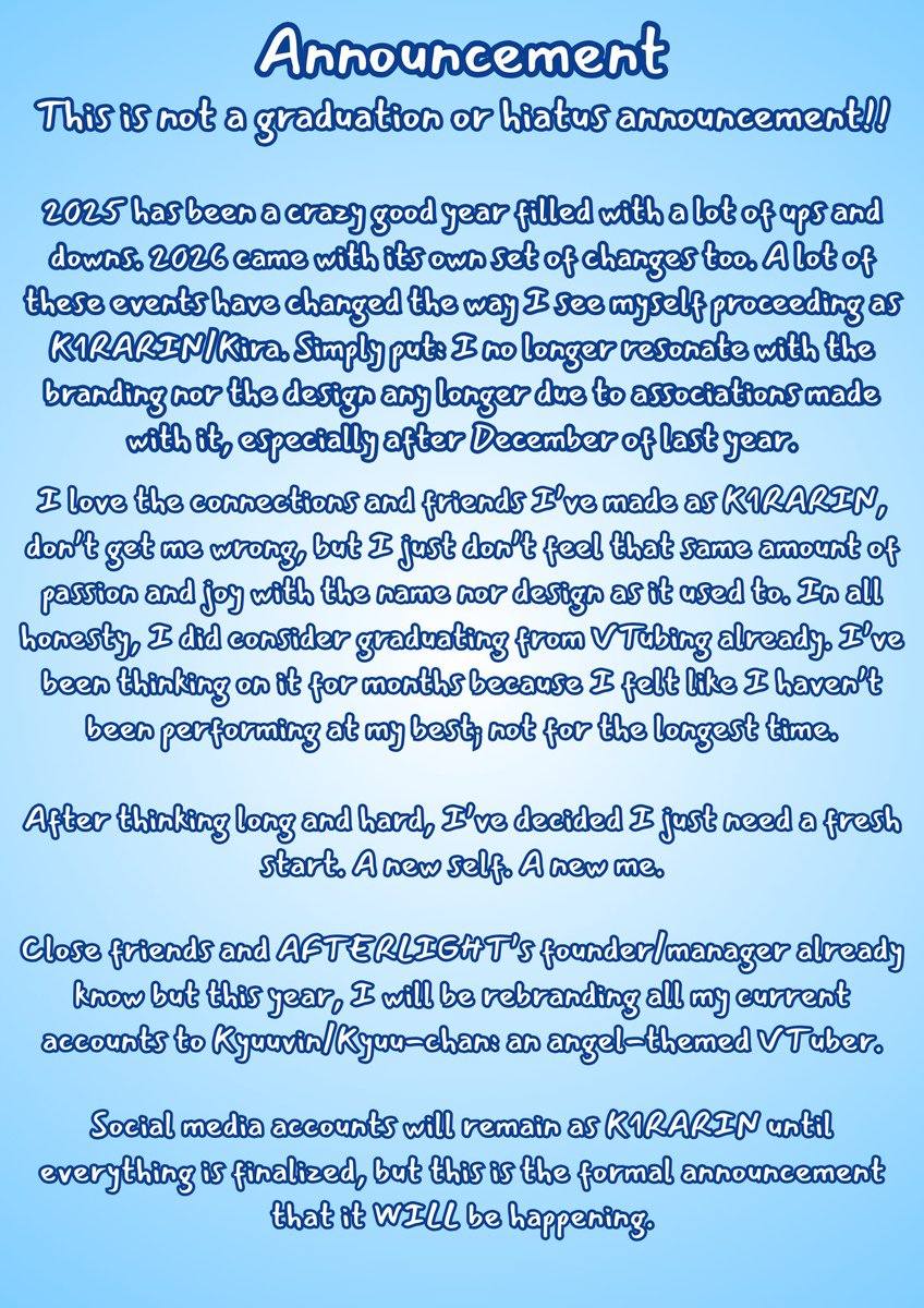 K1RARIN 🪐✨【AFTERLIGHT】 tweet media