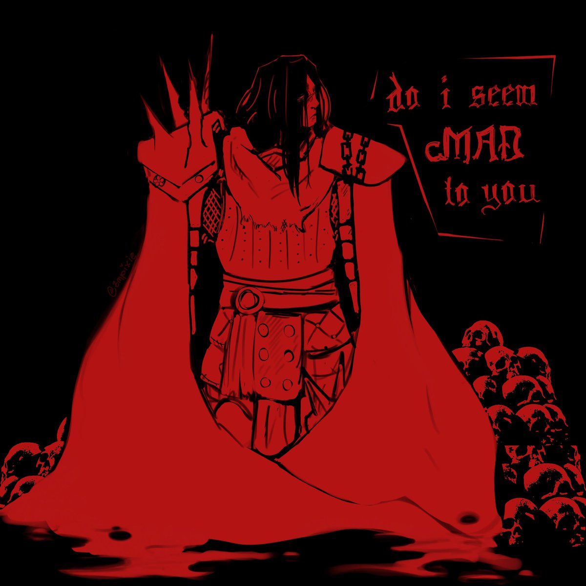 Life is madness,
And I accept it for what it is.
So perhaps in that way,
I am mad.❤️⚔️