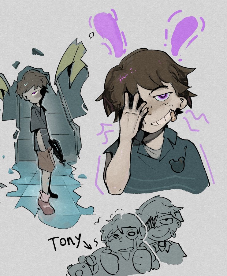 MossCos78353's tweet image. Gregory and GGY #fnaf #securitybreach