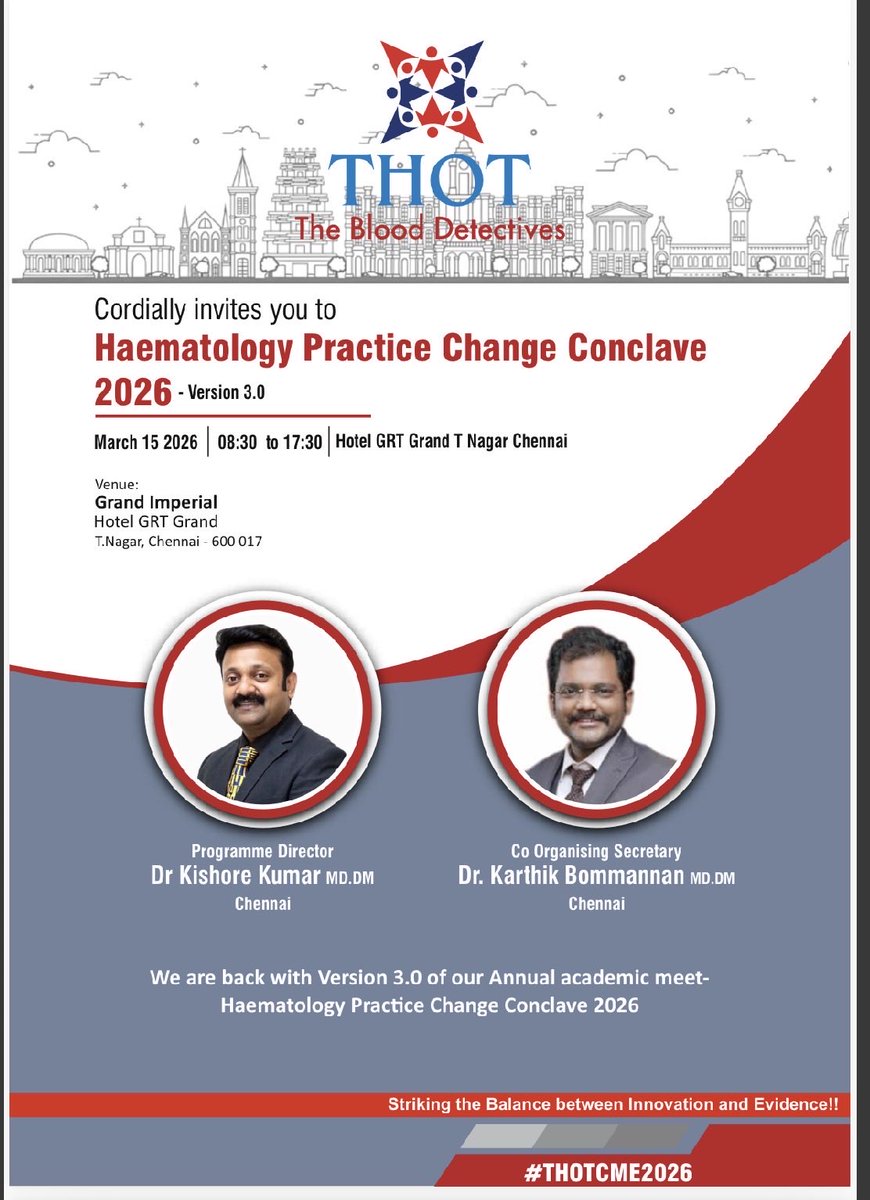 Dr Kishore Hematologist tweet media