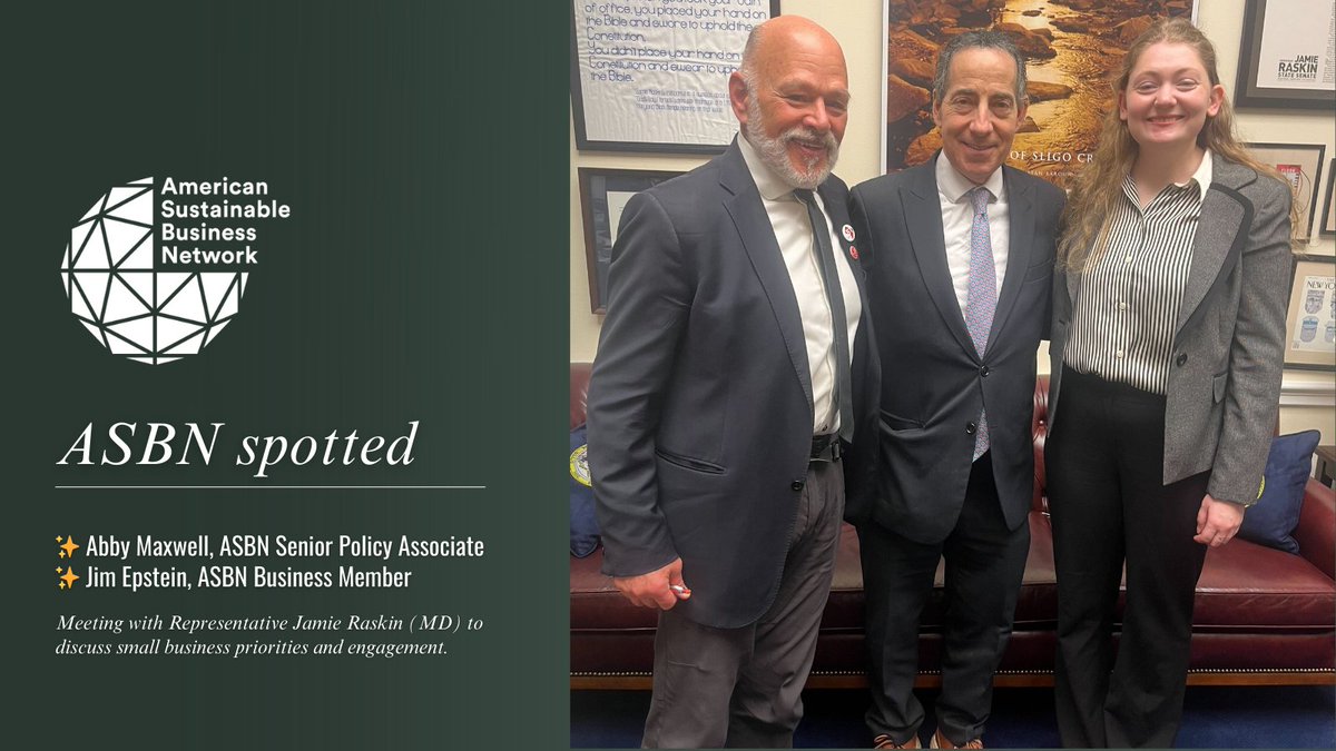 American Sustainable Business Network tweet media