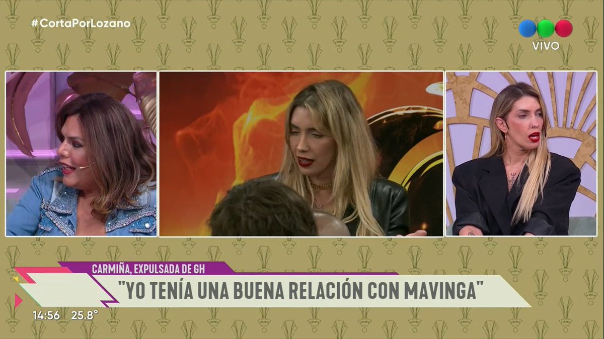 LaCarminetaArg's tweet photo. #Costa dando su opinion leve contra Carmiña. Esto es una estrevista! Gracias @CortaPorLozano
#GranHermano #GH2026 #GeneracionDorada #granhermanogeneraciondorada #argetnina #paraguay @CarmiMasi https://t.co/BMofH2xsJt