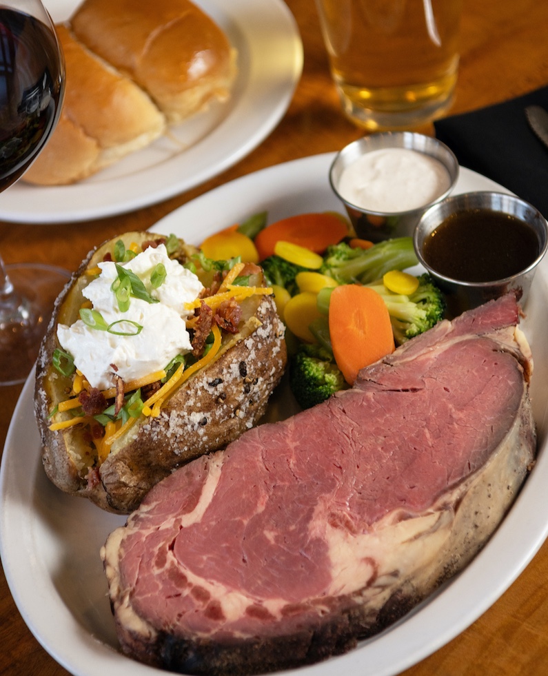 Make it a delicious weekend with our famous Sharkey's Prime Rib Dinner! Every Friday and Saturday night starting at 4PM, indulge in our slow-roasted Prime Rib, perfectly paired with rich Au Jus, zesty Creamed Horseradish, fresh Seasonal Vegetables, and your choice of Potato.