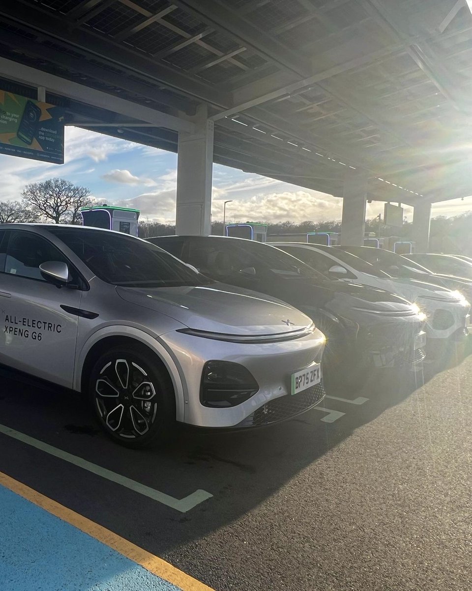 GRIDSERVE_HQ's tweet photo. Test drive the new all electric XPENG G6 this weekend at our Stevenage Electric Forecourt®!⚡ https://t.co/XpLGVoIXZS