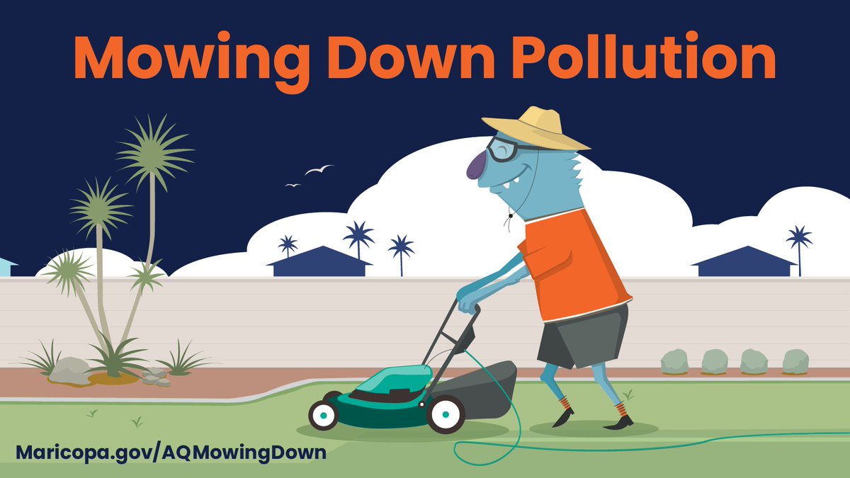 El programa Cortando la Contaminación incluye equipos comerciales para césped y jardín. ¡Los negocios locales pueden reciclar hasta 5 equipos de césped y jardín a gasolina y recibir hasta $1,500 para canjear por alternativas eléctricas!

Inscríbase en Maricopa.gov/AQMowingDown.