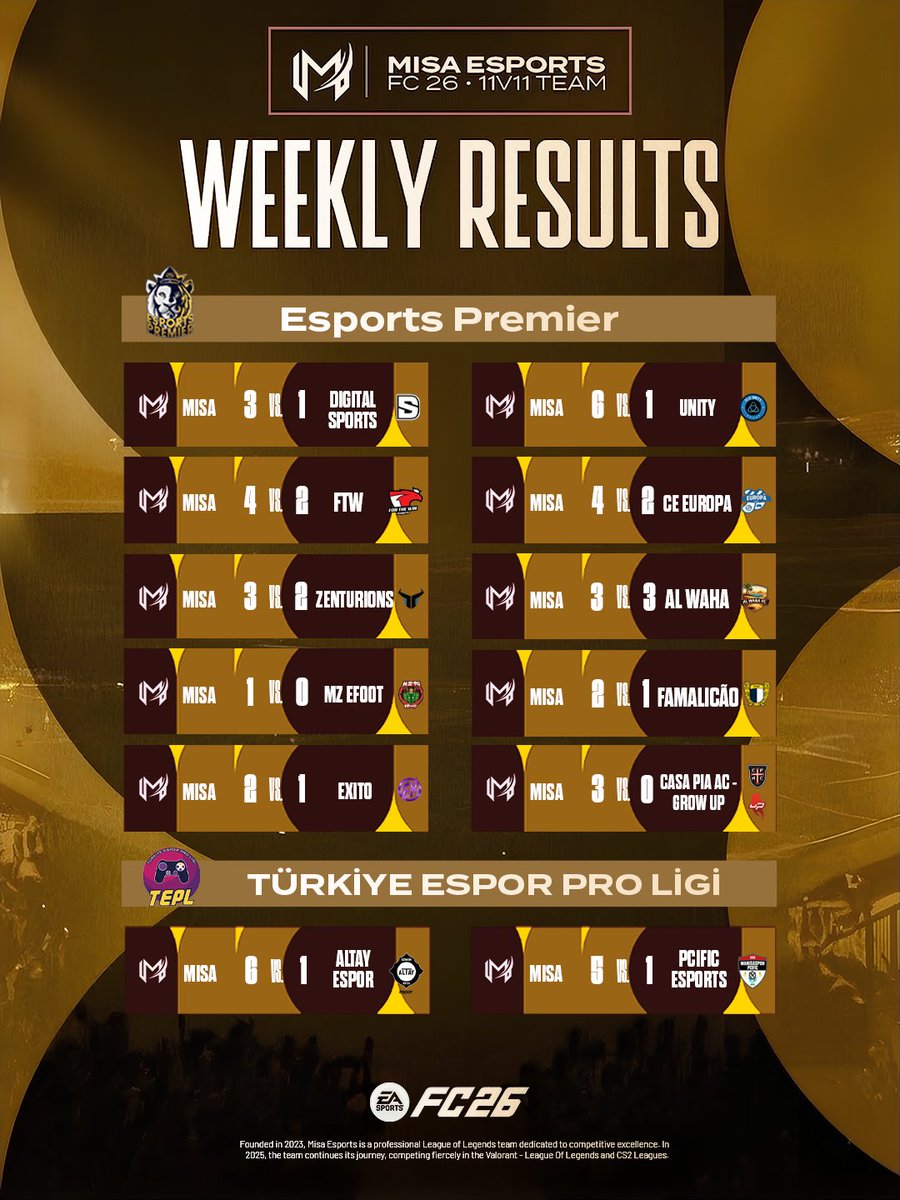 Misa Esports tweet media