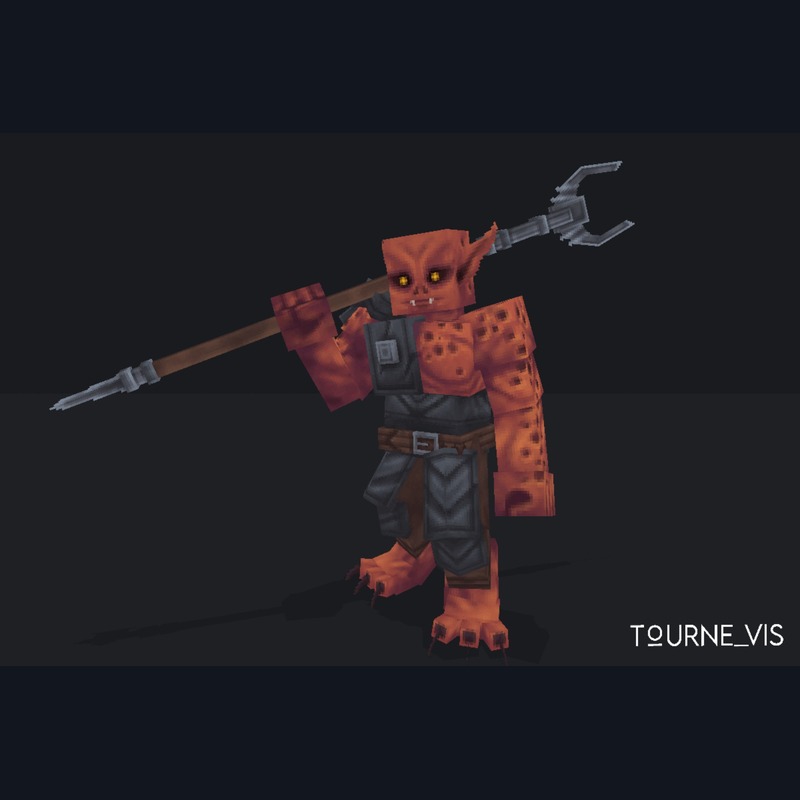 Custom mob + boss lineup for our first dungeon 🔥The Sanguine Cathedral just keeps getting better. Get ready to fight these guys!!

Our insanely talented modeler: <a href="/TourneVis_3D/">Tourne_Vis</a>