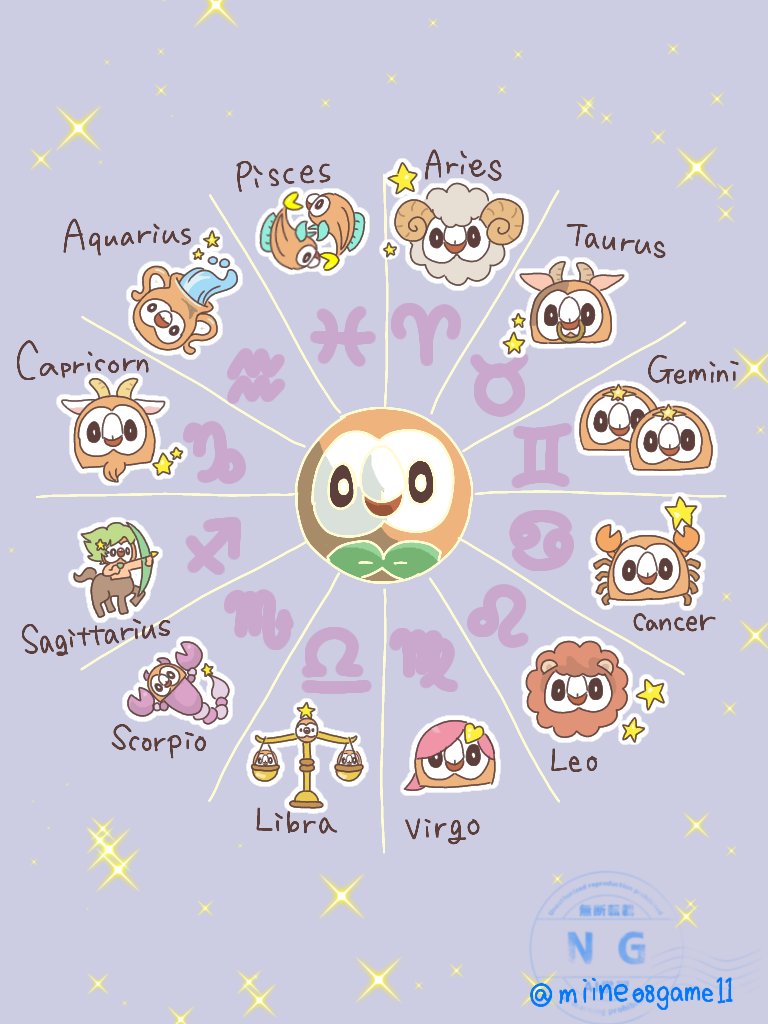 モクロー×黄道十二星座