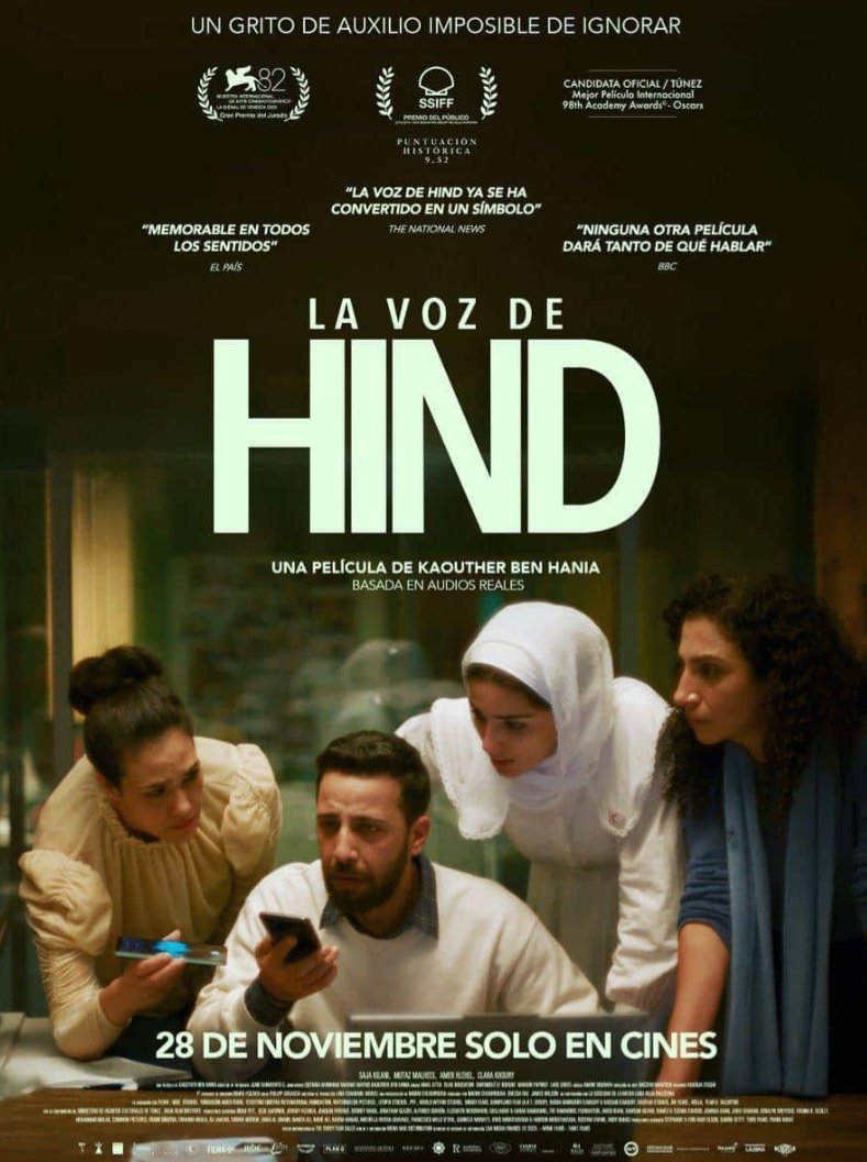 Ojalá todo el mundo viera esta película al menos una vez. Para despertar. Porque cuando escuchas la voz de Hind, ya no puedes mirar hacia otro lado.

Hoy estoy roto.