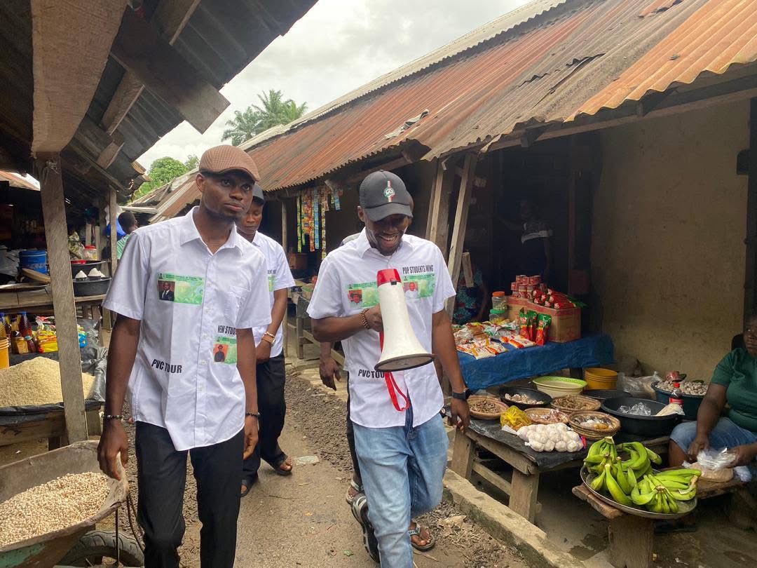 ImaitorReuben's tweet photo. Operation Go Get Your PVC tour

@inecnigeria  @NOA @vanguardngrnews  @channelstv 

Pdp students wing https://t.co/u0Gd8suV0H
