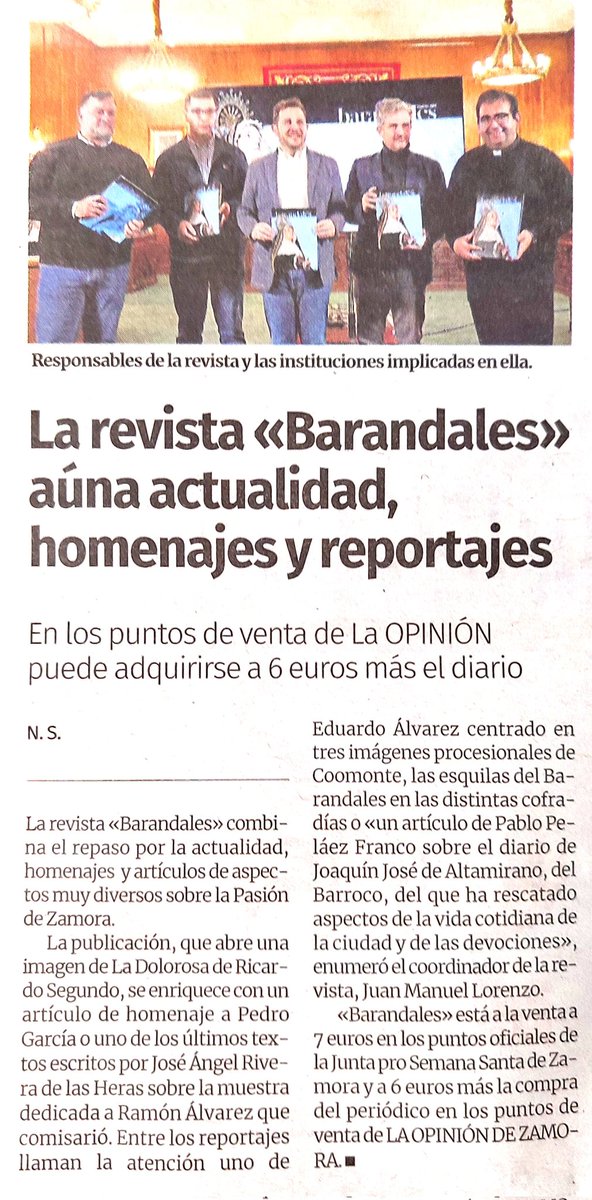 Revista Barandales tweet media