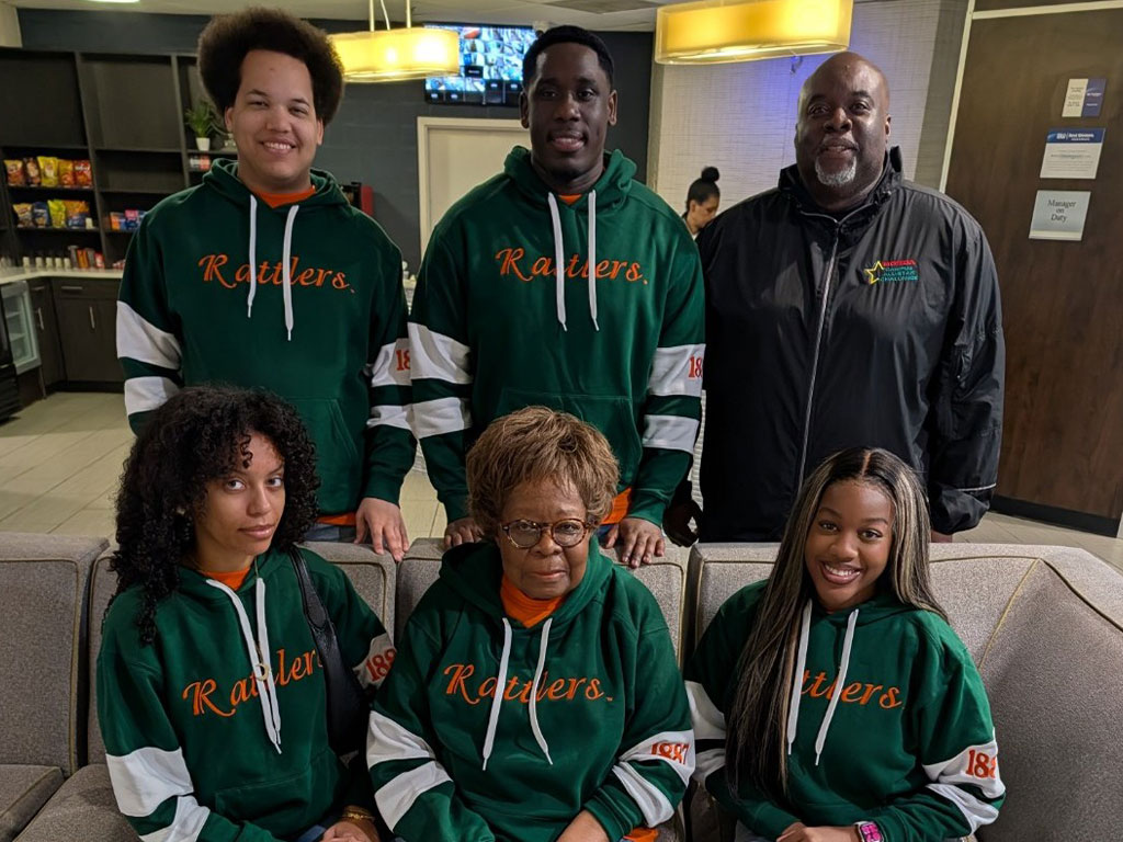 FAMU_1887's tweet image. FAMU’s Honda Campus All-Star Challenge team is headed to the National Qualifying Tournament!  

Rattlers will compete with 31 HBCUs for the national title and a $100K institutional grant in Torrance, California this April.  Congratulations!  

#FAMU #HCASC #RattlerExcellence