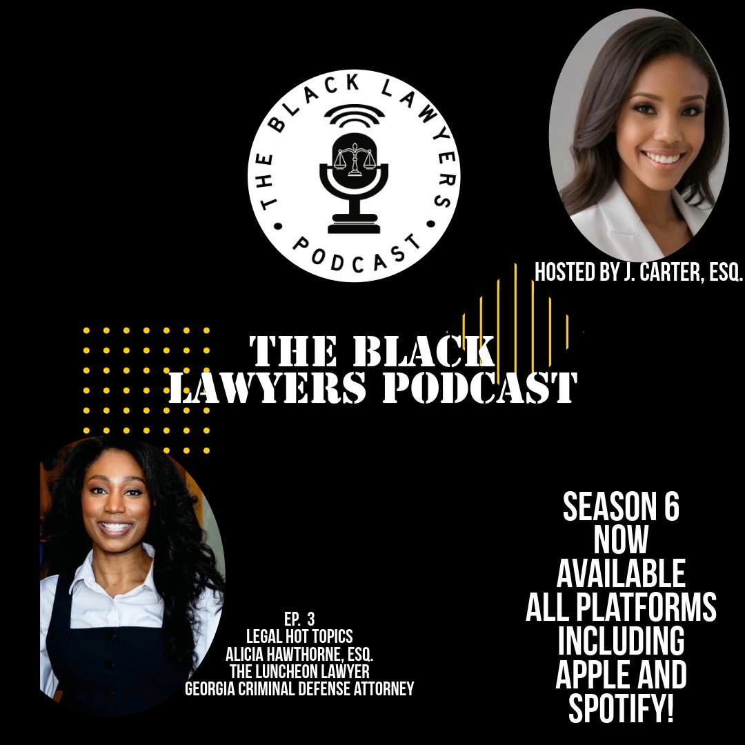 Pic of the Day📷: Ep. 3 is here with a Supersized edition of Legal Hot Topics📷📷 with #AliciaHawthorne aka #TheLuncheonLawyer! We also learn about her journey of becoming an influencer with millions of followers!

linktr.ee/theblacklawyer…

#blacklawyers #blacktwitter #lawtwitter