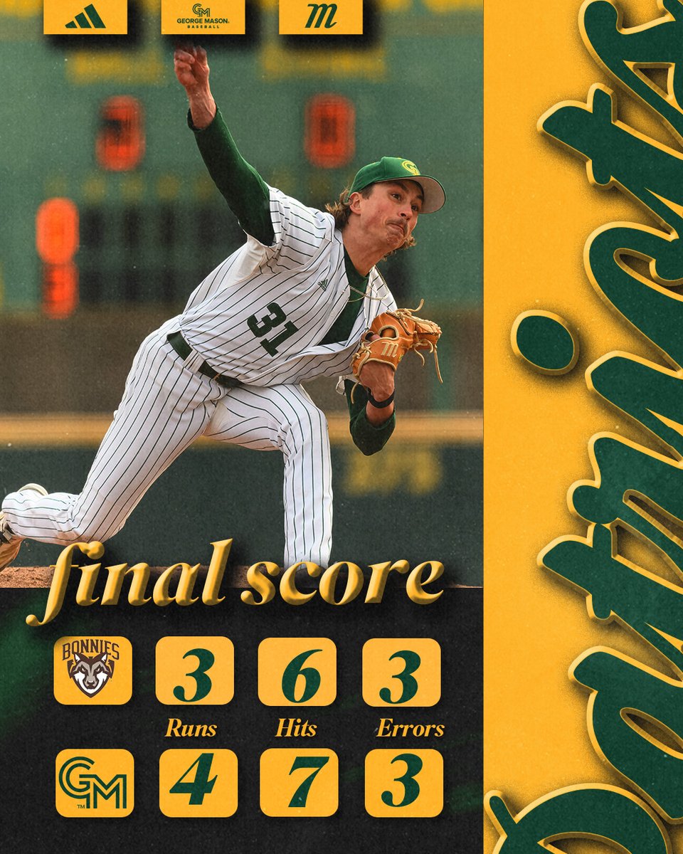 George Mason Baseball tweet media