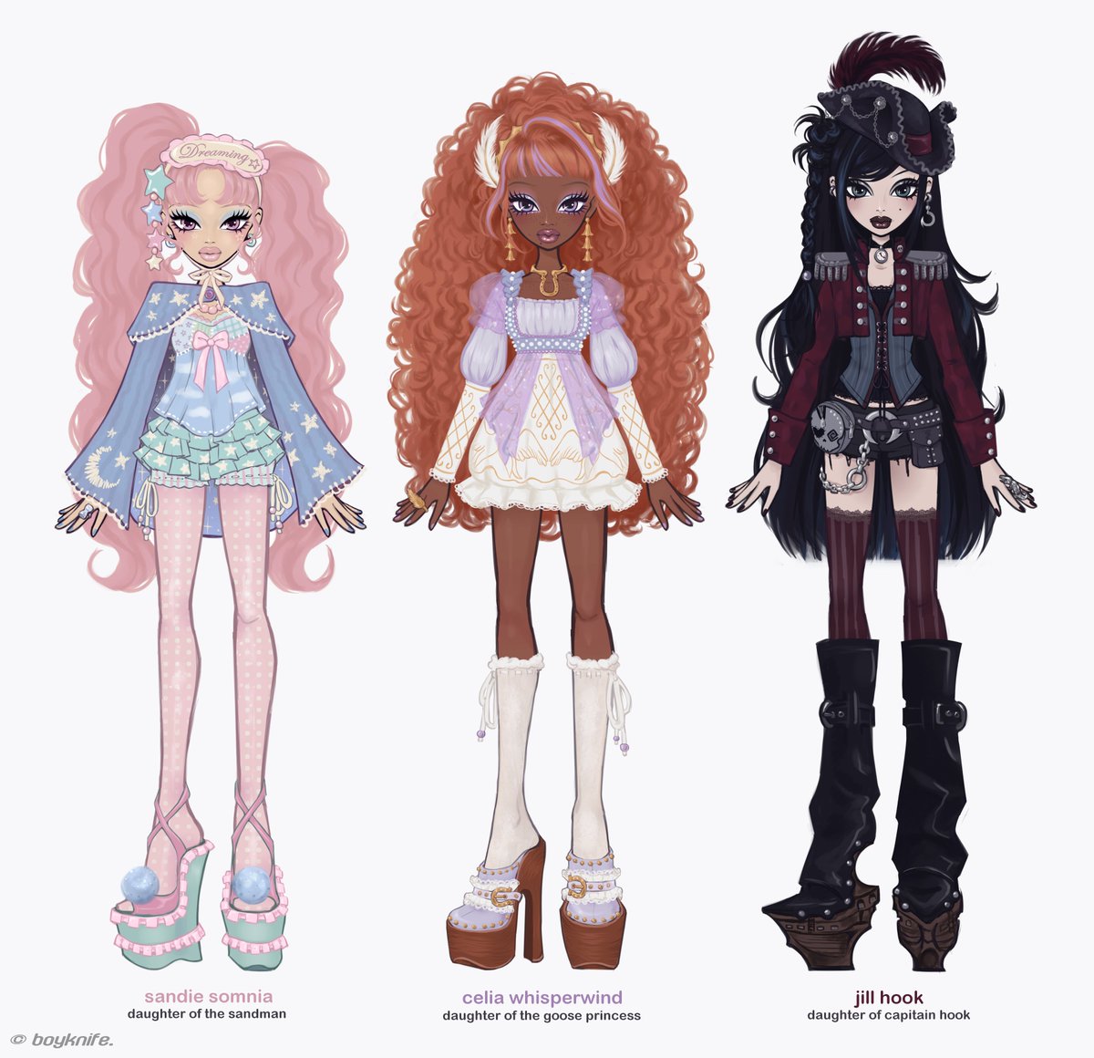 my ever after high inspired ocs