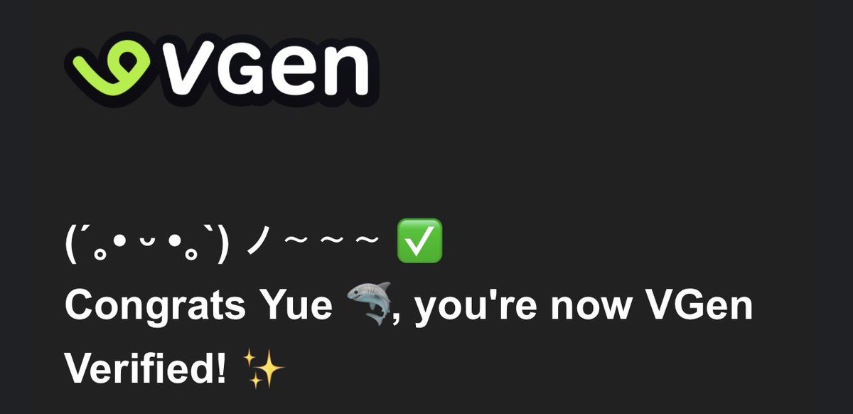 i’m officially verified on vgen!! 🥹🩵

I have two artist codes now so i’ll be looking for artists to give them away to!