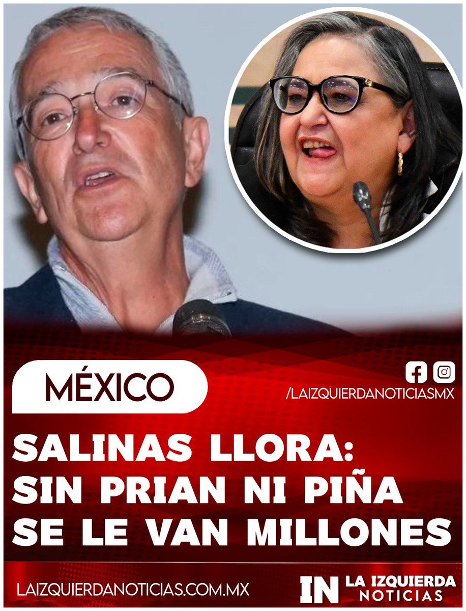¡ROMPE RÉCORD! Sin la protección del PRIAN y la corrupta ministra Norma Piña, el evasor Salinas Pliego perdió en 2 años un promedio de 10,000 MDD. De acuerdo a la lista Forbes, se derrumbó en la lista de los millonarios al bajar al puesto 1,163, con una fortuna de 3,700 MDD