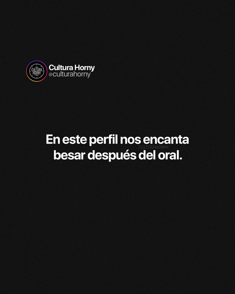 Cultura Horny tweet media