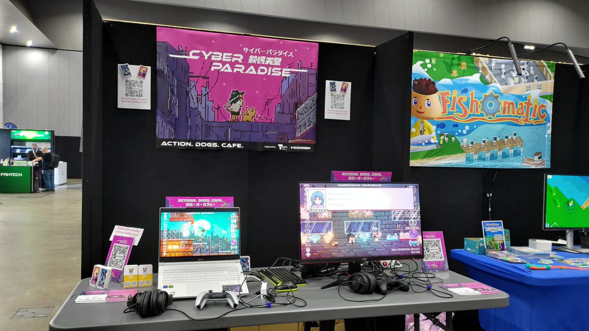 d_dmeow's tweet photo. #thegameexpo #tgx starting in 5.
#cyberparadise. Booth IV40
@TheGameExpo https://t.co/02WVYg5a0a