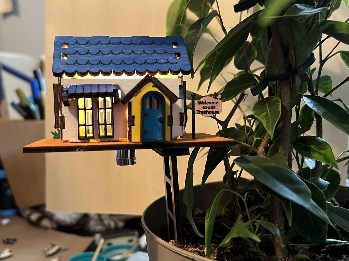 WiggleButtz's tweet photo. Since I was laid up for over 6 months with shoulder surgery I decided to update (ok completely redo) the website. . Featured here are our adorable Mother's Day Treehouses for plants and indoor gardens. Coming soon! https://t.co/OSbWDoa5FH