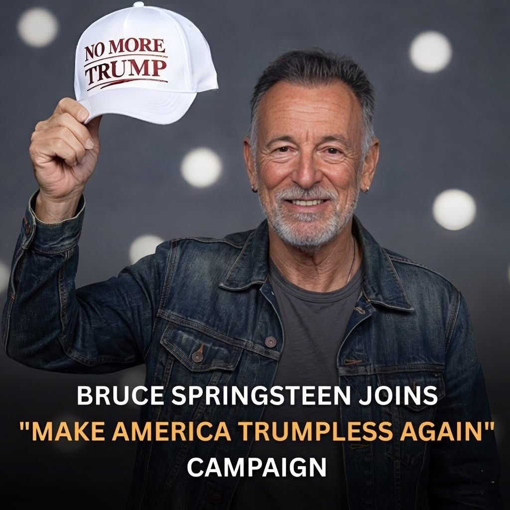 Gianl1974's tweet image. Musician and performer Bruce Springsteen is trending online after reports connected him to a slogan circulating on social media: “Make America Trumpless Again.” The phrase has been used by some political commentators and activists who oppose former U.S. President Donald Trump.