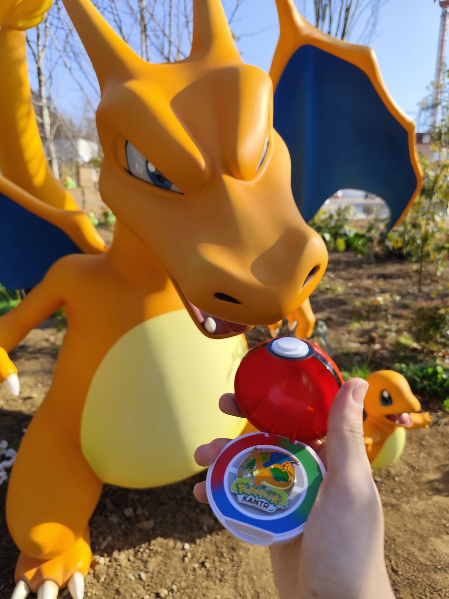 リザードンにリザードンを自慢してきた #ポケパークカントー