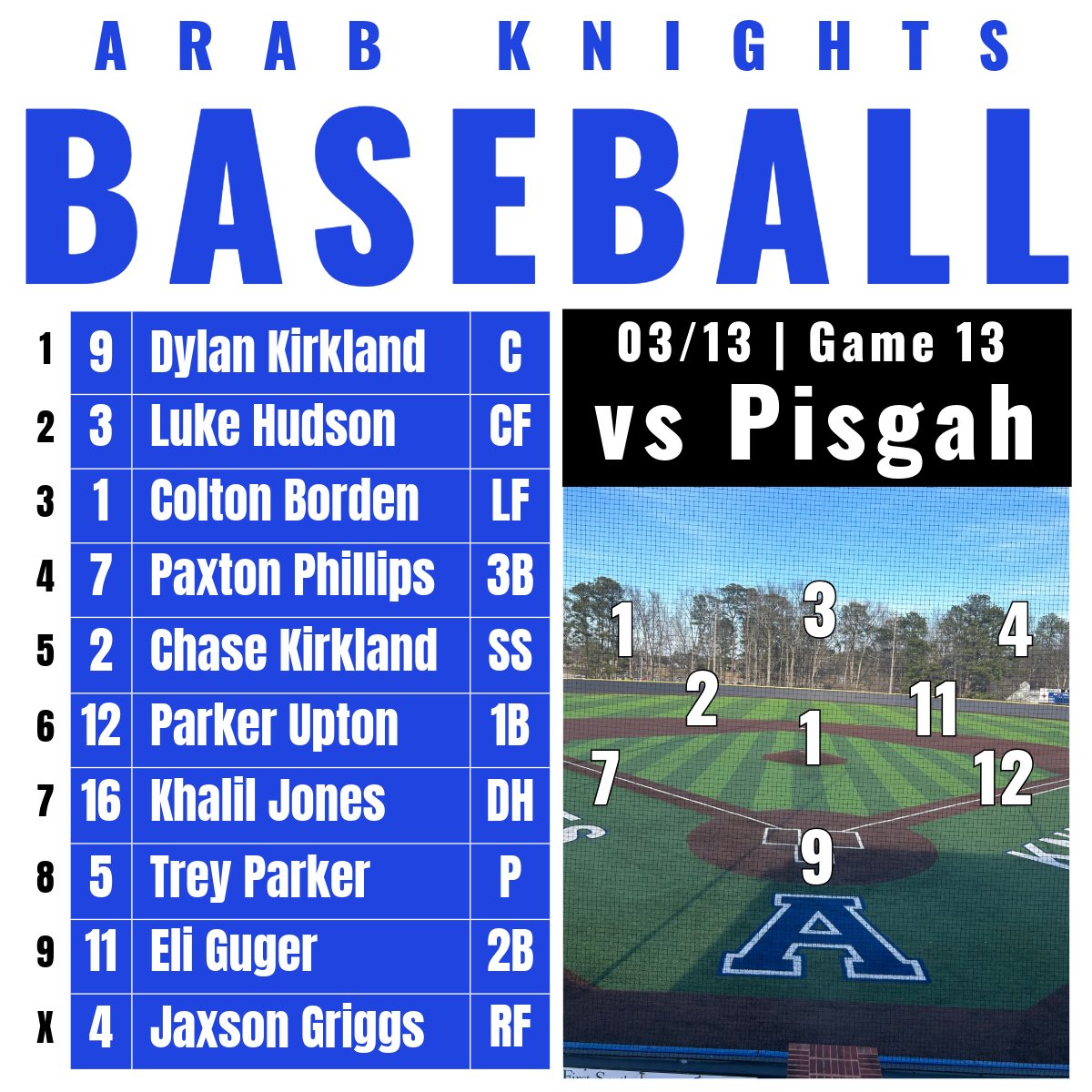 Arab High School Baseball tweet media
