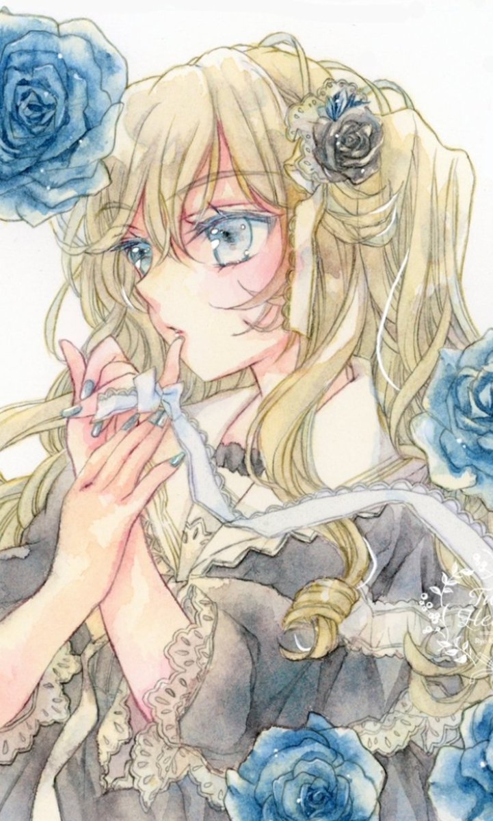 #無言で我ながらかわいいと思う絵を載せる
#創作百合 