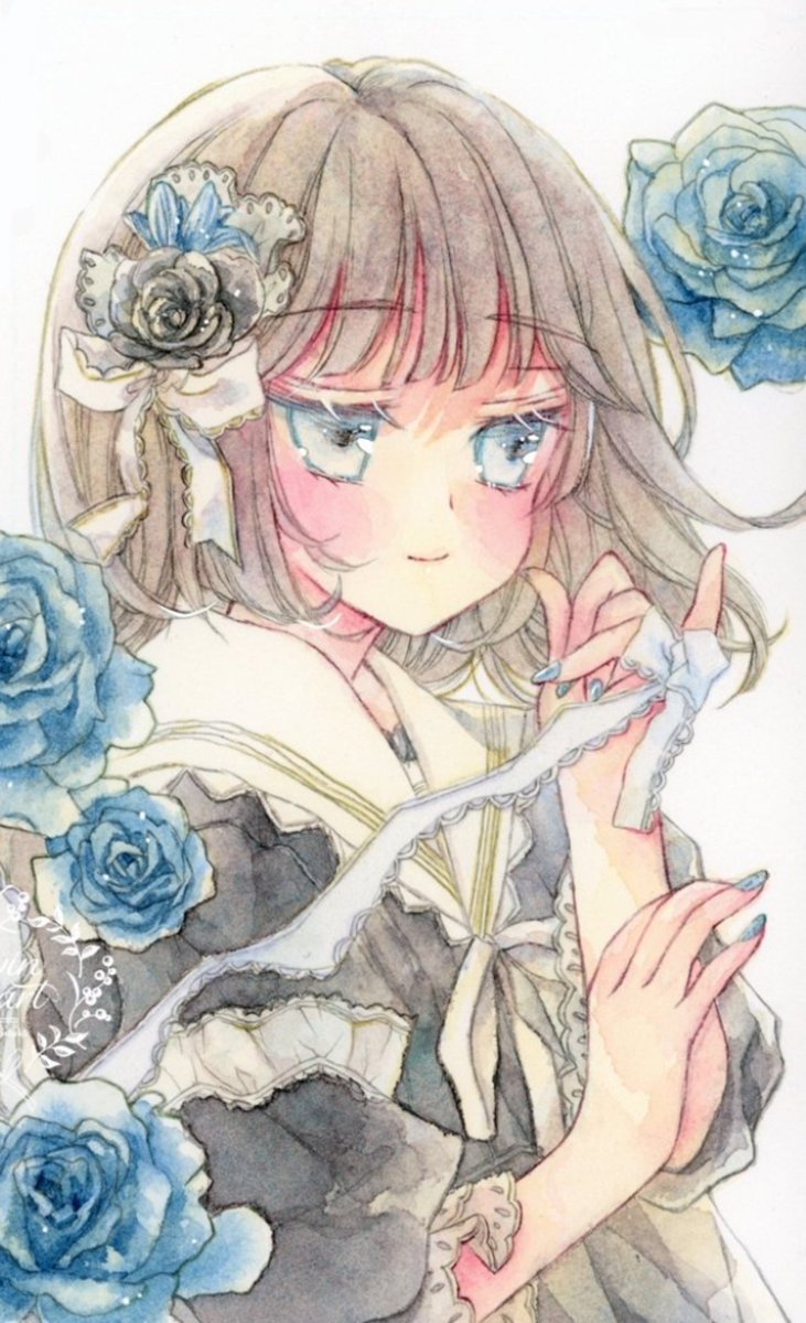 #無言で我ながらかわいいと思う絵を載せる
#創作百合 