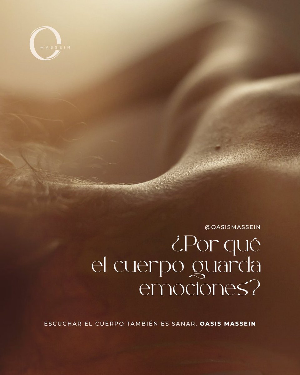 OasisMassein's tweet photo. https://t.co/CdRpxUv3oN

El cuerpo guarda emociones que la mente intenta ignorar. Y tarde o temprano… las expresa.

Abro hilo… https://t.co/iBKG9QGqtD